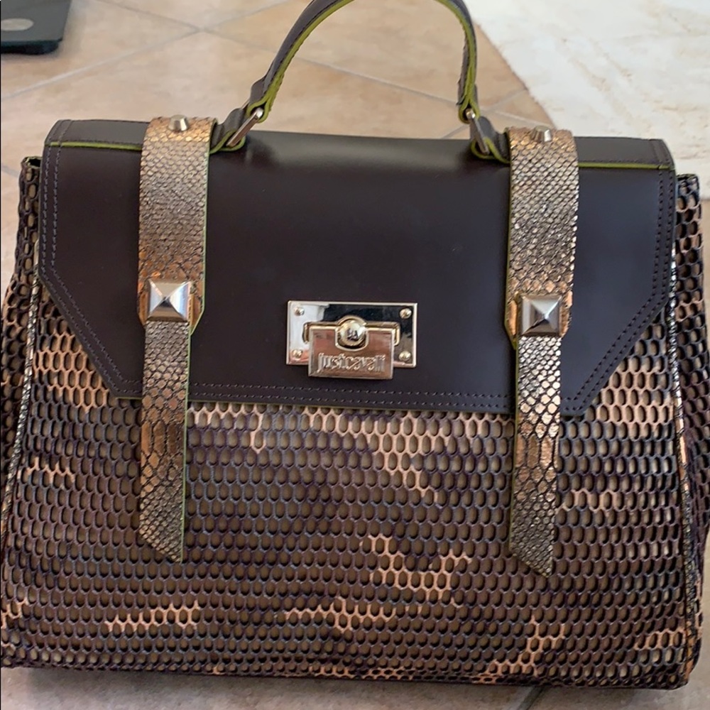 Just Cavalli camouflage purse New WOT
